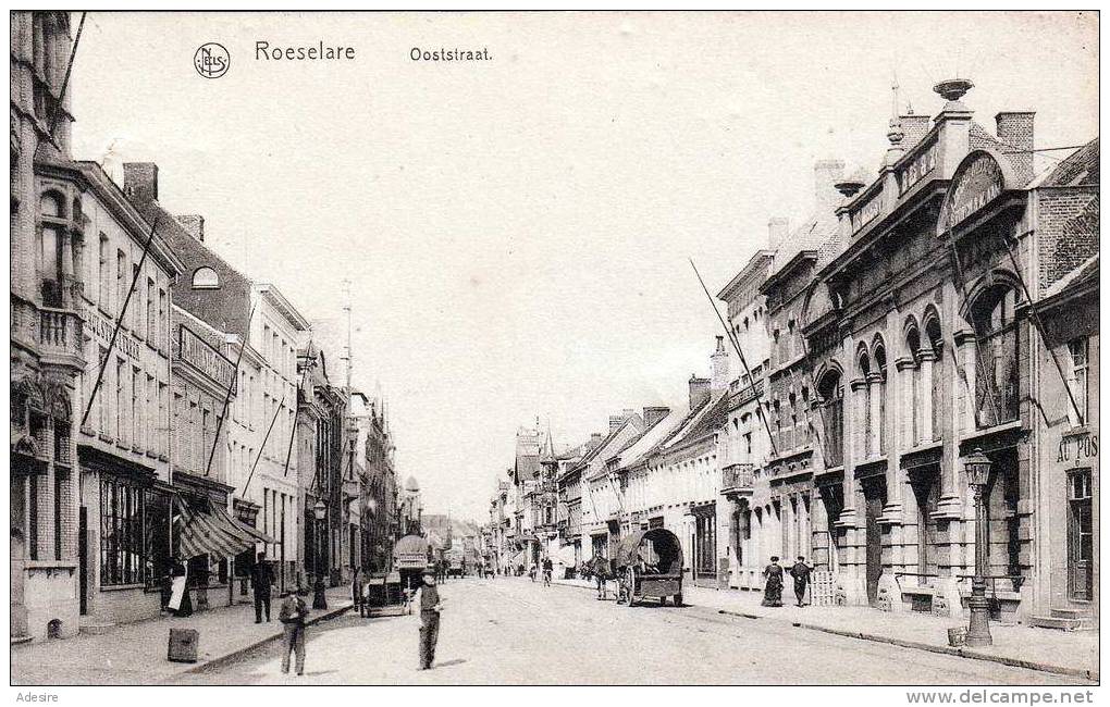 ROESELARE, Ooststraat, Nicht Gelaufen Um 1910, Karte Hat Gebrauchsspuren - Roeselare