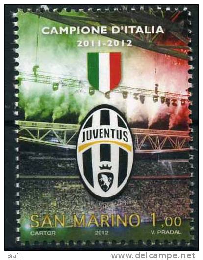 2012 San Marino, Juventus Campione Europa, Nuovo (**) - Ongebruikt