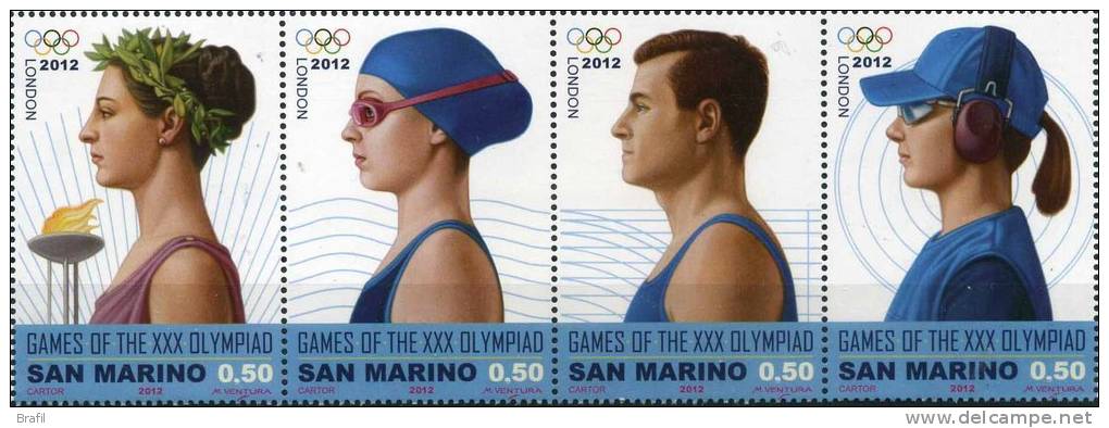 2012 San Marino, Olimpiadi Di Londra , Nuovo (**) - Unused Stamps