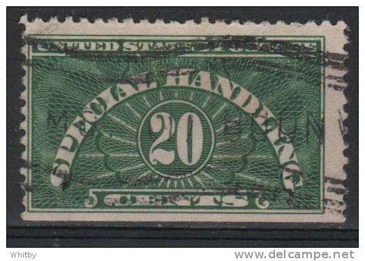 U.S. 1955 20 Cent  Special Handling Issue #QE3 - Reisgoedzegels