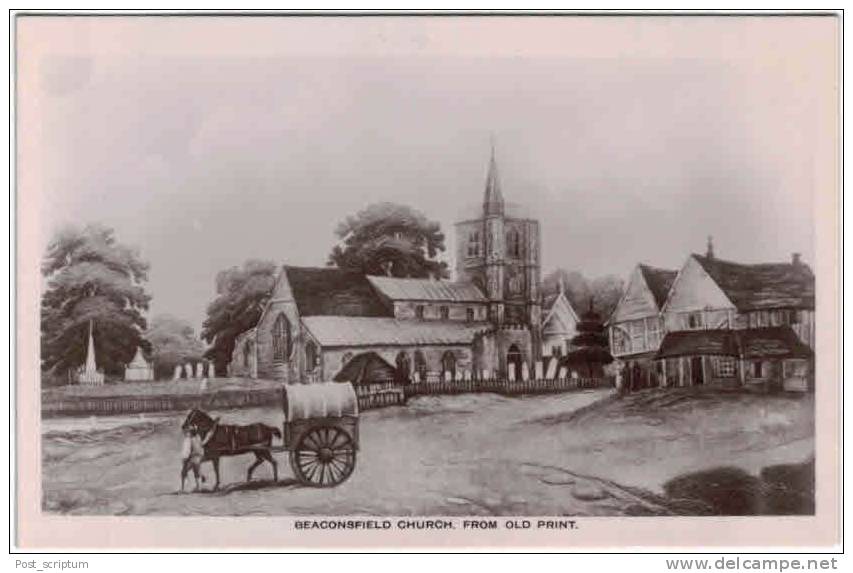 Royaume-Uni - Angleterre - Beaconsfield Church, From Old Print - Buckinghamshire