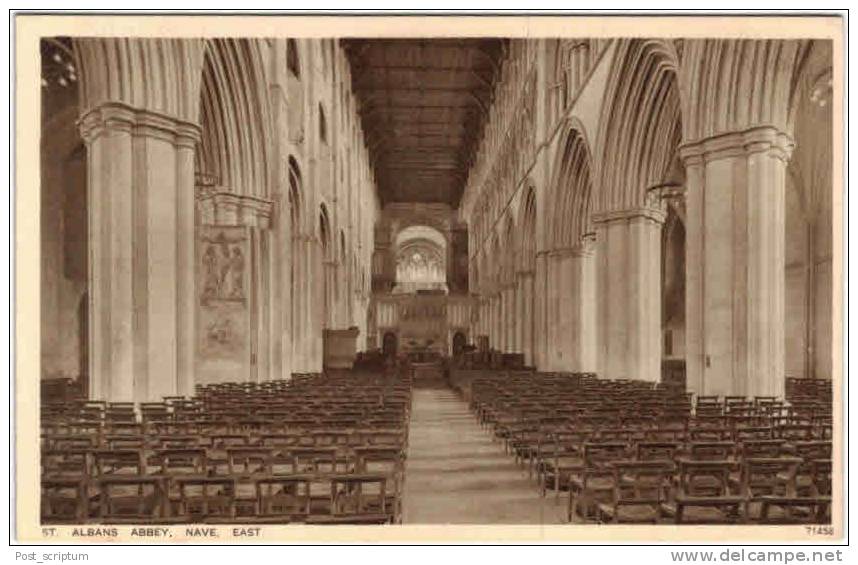 Royaume-Uni - Angleterre - Albans Abbey - 3 Cards : From Veralum, Wallingford Screen And Nave - Hertfordshire