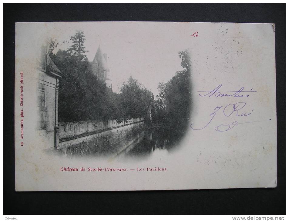 Chateau De Scorbe-Clairvaux-Les Pavillons 1901 - Poitou-Charentes