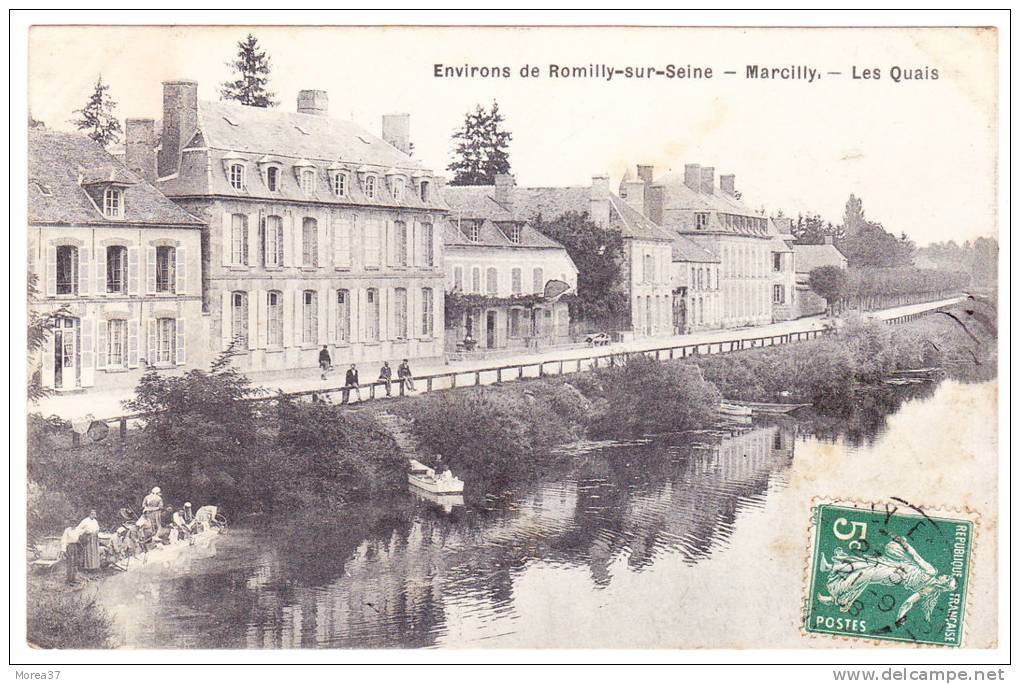 MARCILLY   Environs De ROMILLY Les Quais - Marcilly