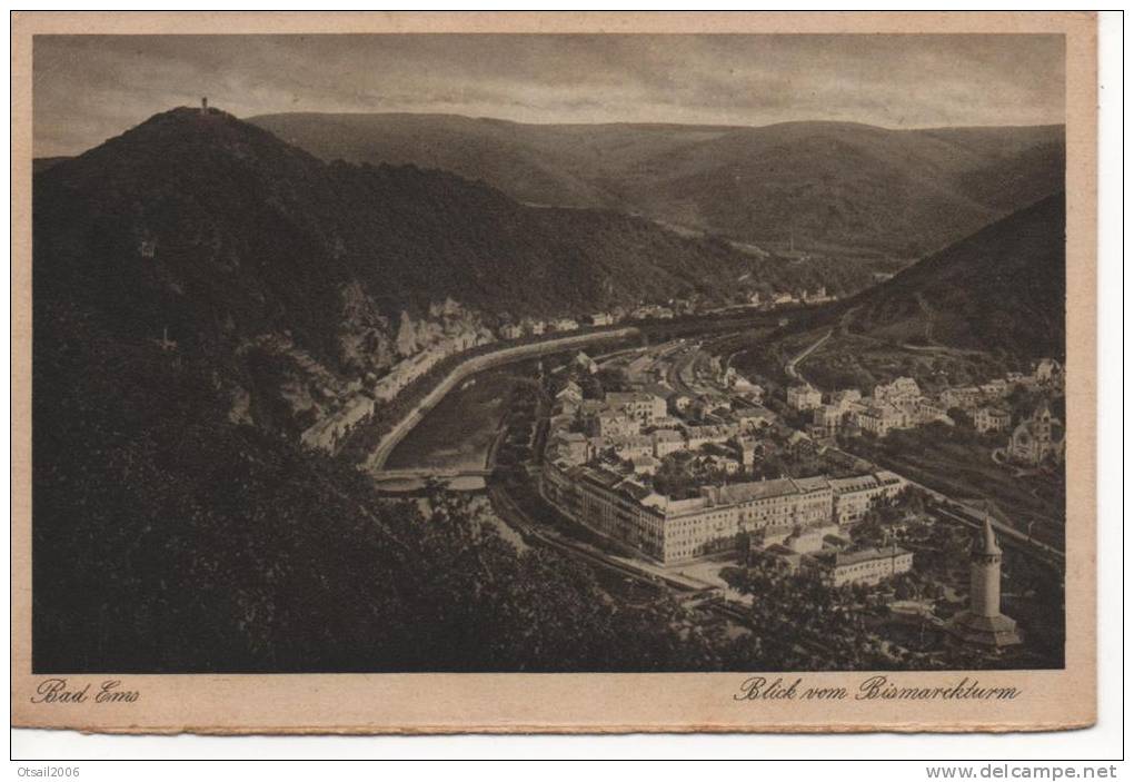 Allemagne - Rhénanie-Palatinat -  Bad Ems - Blick Vom Bismarckturm - Bad Ems