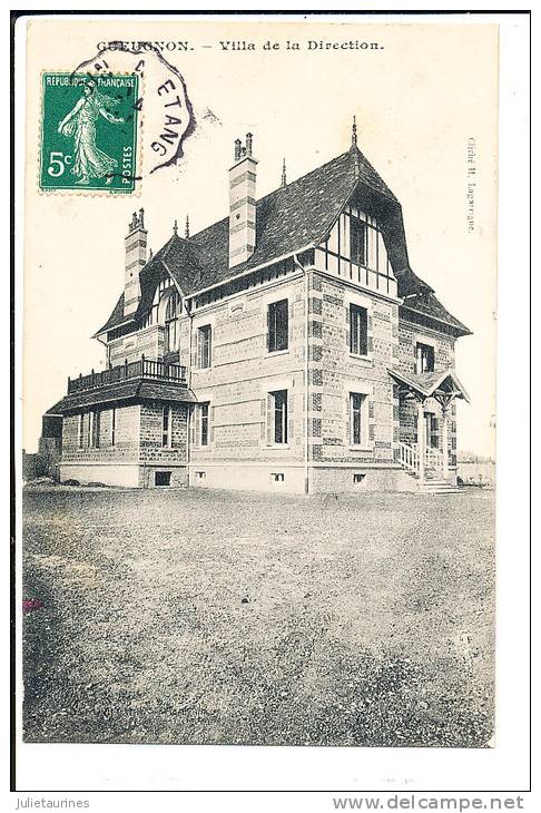 Gueugnon Villa De La Direction Cpa Bon état - Gueugnon