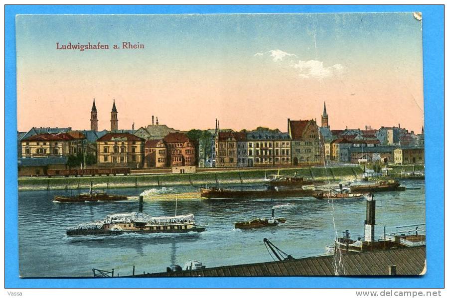 Allemagne- Ludwigshafen  A. Rhein. écrite 1919 - Ludwigshafen