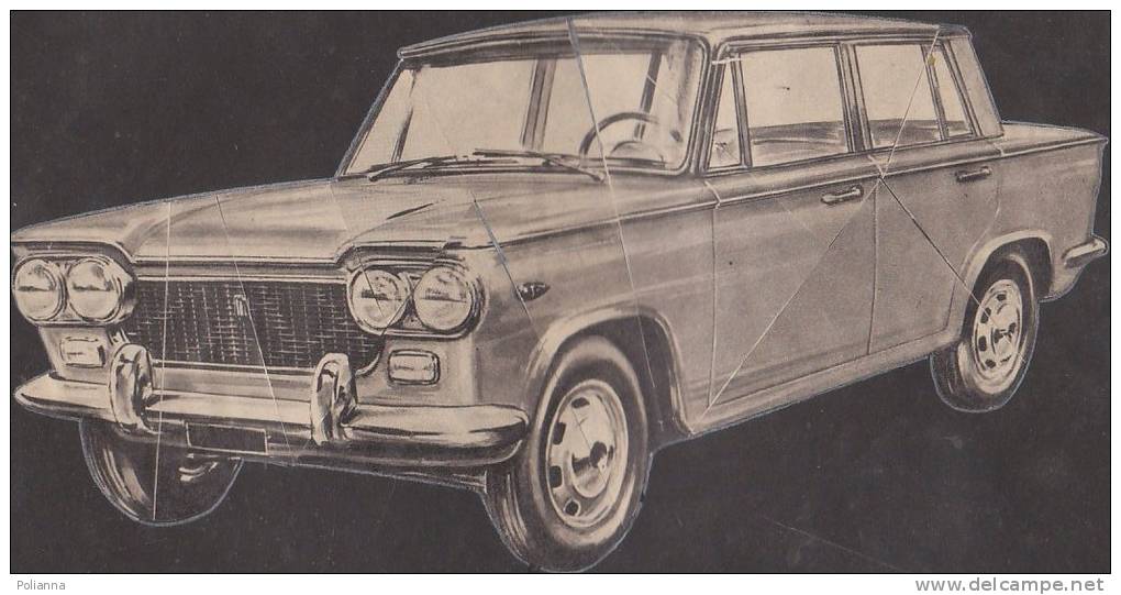 C0846 - COLLAGE AUTO FIAT 1500 BERLINA Anni '60 - Autres & Non Classés