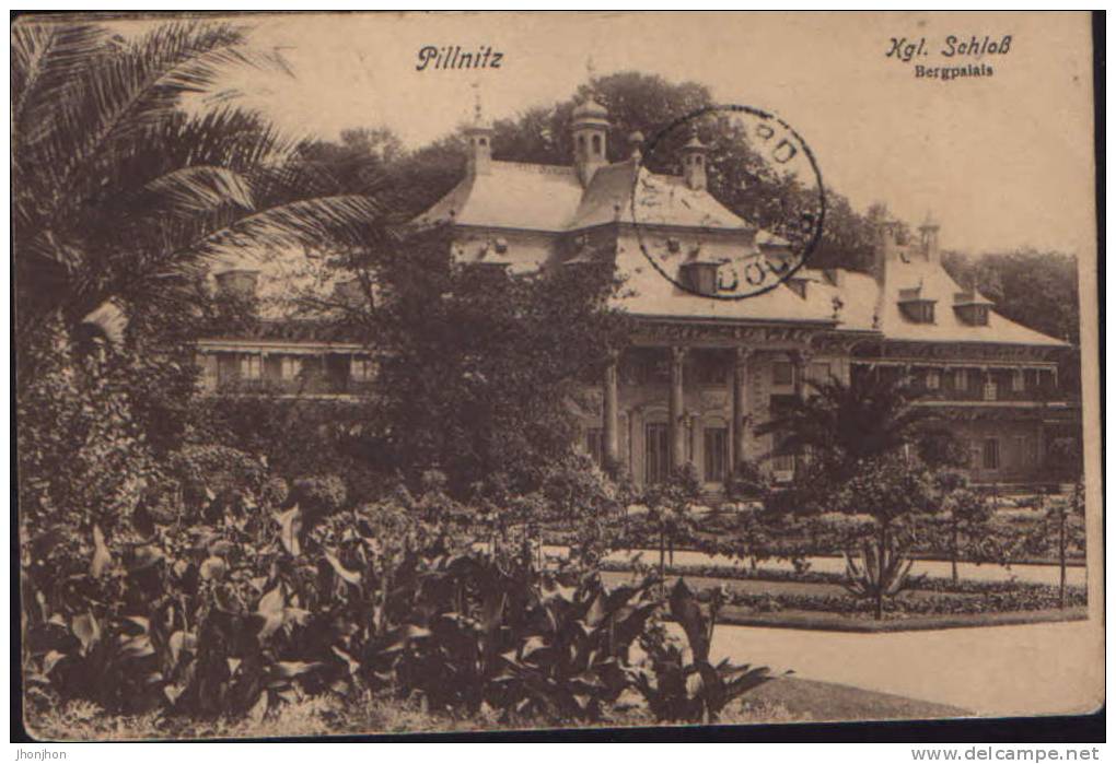 Deutschland-Postkarte 1904-Pillnitz-Kgl.Schloss - Pillnitz