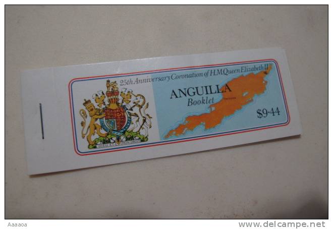 B- Anguilla STAMP BOOKLET  -- Anguilla 315-8 Booklet MNH ROYALTY, Island In The Sun - Anguilla (1968-...)