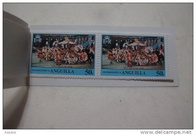 B- Anguilla STAMP BOOKLET  -- Anguilla 315-8 Booklet MNH ROYALTY, Island In The Sun - Anguilla (1968-...)