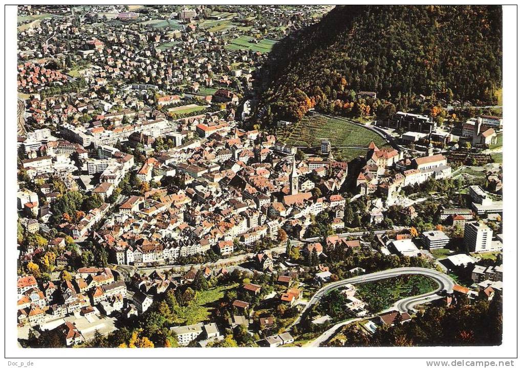 Schweiz - Chur - Altstadt Gegen Das Loe Quartier Und Das Lürlibad - Luftbild - Chur