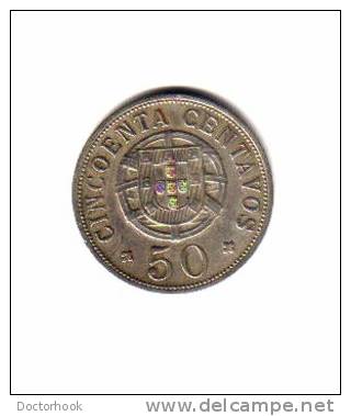 ANGOLA   50  CENTAVOS  1928  (KM # 69) - Angola