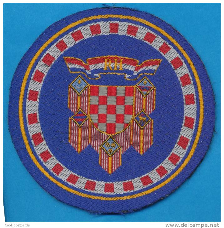 CROATIA, CROATIAN ARMY SLEEVE PATCH, GUARD? COAT OF ARMS - Patches