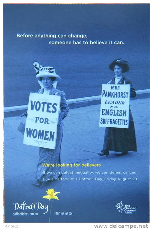 Votes For Women, Daffodil Day, Suffragettes - Political Parties & Elections