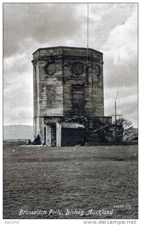 Old Post Card      "  Brusselton Folly, Bishop Auckland  " - Dover