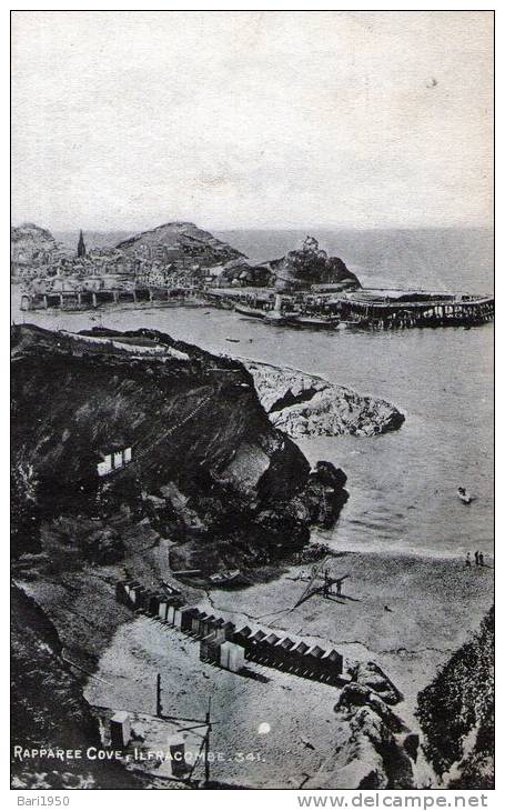 Old Post Card             "  RAPPAREE COVE, ILFRACOMBE.341. " - Ilfracombe