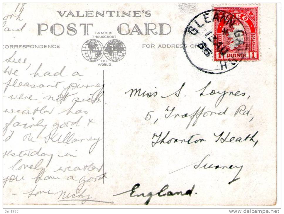 Old Post Card       " GLENGARRIFF  BAY   " - Sonstige & Ohne Zuordnung