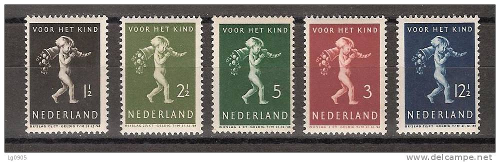 Nederland Netherlands Pays Bas Niederlande 327/331 MLH/ongebruikt ; Kinderzegels,children Stamps, Timbres D'enfants - Unused Stamps
