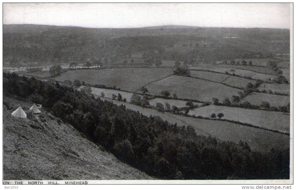 Old Post Card       " ON THE NORTH, MINEHEAD  " - Minehead