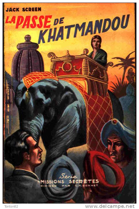 Série " Les Missions Secrètes " - Editions " La Flamme D´or " N° 12 - La Passe De Khatmandou - Jack Screen - ( 1953 ) - Other & Unclassified