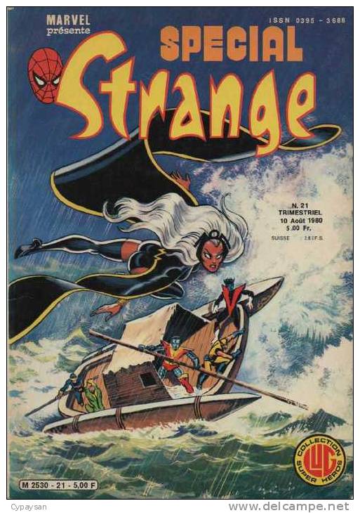 STRANGE SPECIAL N° 21 BE LUG 08-1980 - Strange
