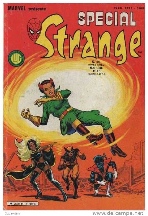 STRANGE SPECIAL N° 44 BE LUG 05-1986 - Strange