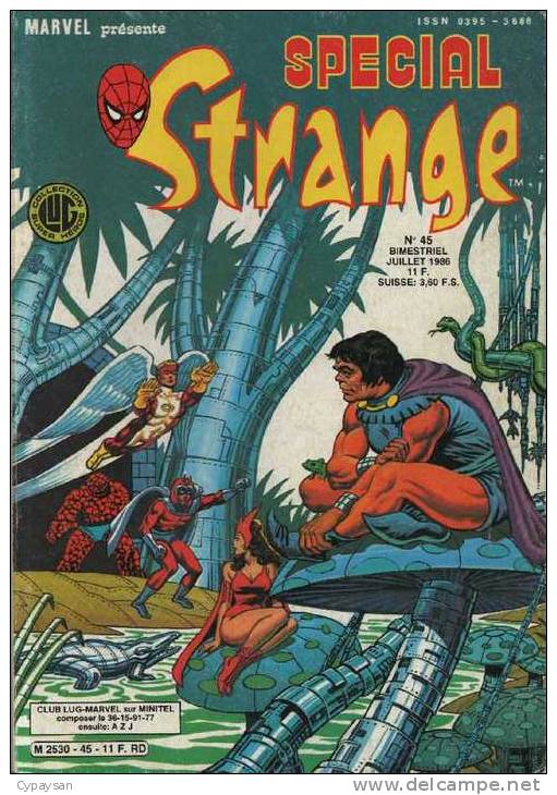 STRANGE SPECIAL N° 45 BE LUG 07-1986 - Strange