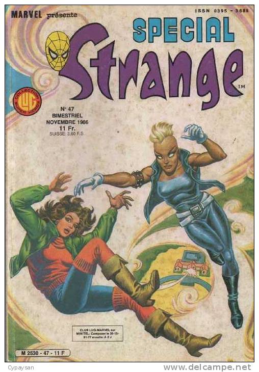 STRANGE SPECIAL N° 47 BE LUG 11-1986 - Strange