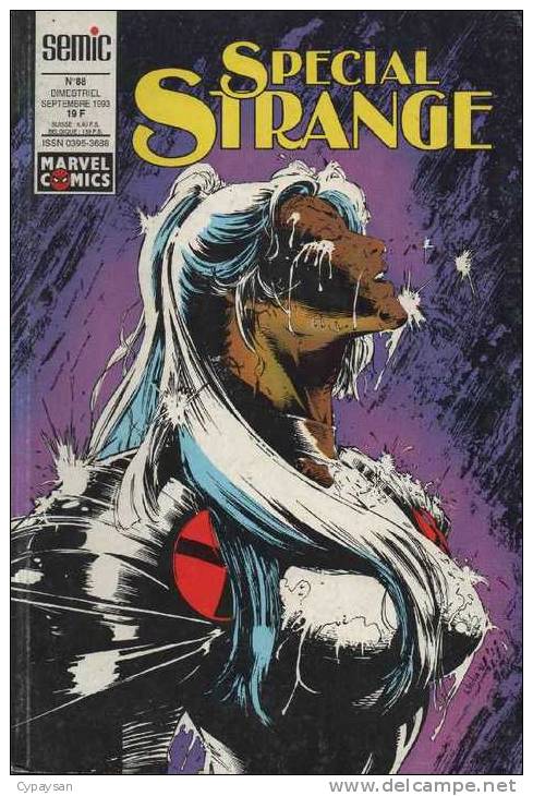 STRANGE SPECIAL N° 88 BE SEMIC 09-1993 - Strange