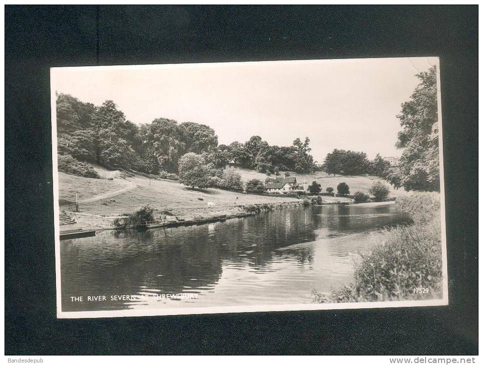 UK - Shrewsbury - The River Severn ( Cachet Taxe - N°17529) - Shropshire
