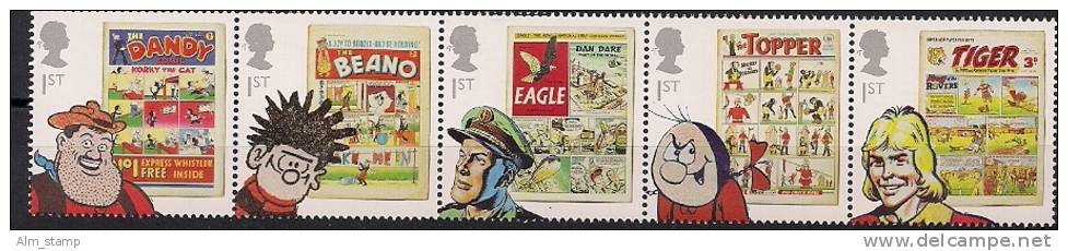 2012 Grossbritannien   Mi 3225-34**MNH     10v Comics B22 - Unused Stamps
