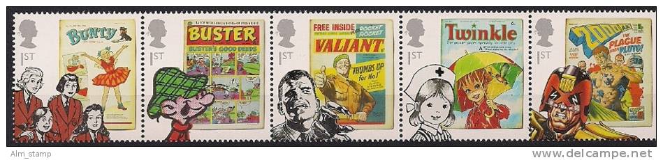 2012 Grossbritannien   Mi 3225-34**MNH     10v Comics B22 - Unused Stamps