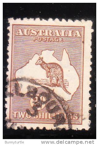 Australia 1915-24 Kangaroo &amp; Map Used - Gebruikt