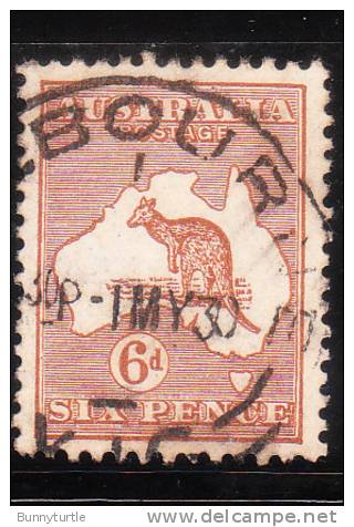 Australia 1929-30 Kangaroo-Map Used - Oblitérés