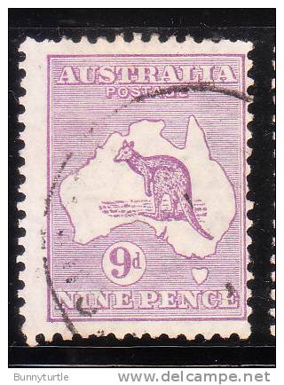 Australia 1929-30 Kangaroo-Map Used - Gebraucht