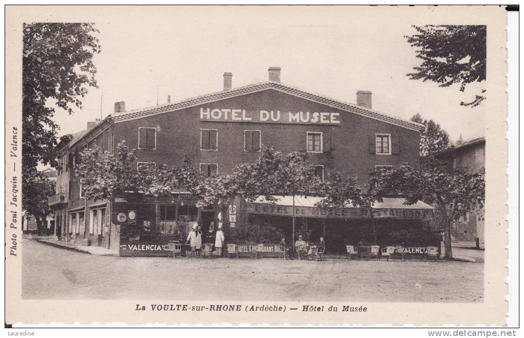 CP LA VOULTE SUR RHONE  HOTEL DU MUSEE - La Voulte-sur-Rhône