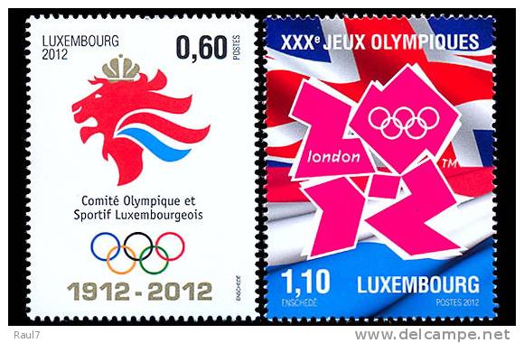 LUXEMBOURG - J.O. London 2012 - 2v Neufs // Mnh - Summer 2012: London