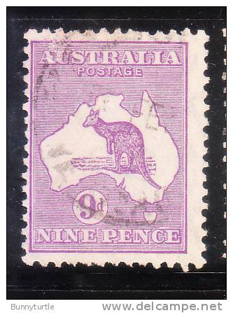 Australia 1913-23 Kangaroo-Map Used - Gebraucht