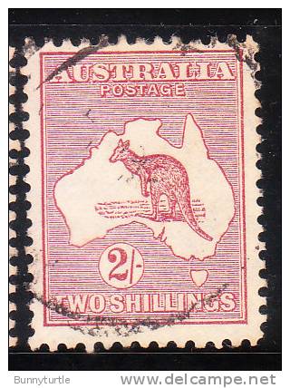 Australia 1913-23 Kangaroo-Map Used - Gebruikt