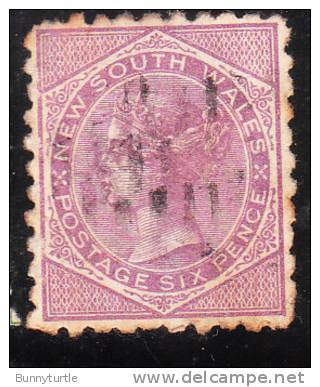 Australia 1871-84 NSW Queen Victoria Six Pence Used - Used Stamps