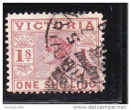 Australia 1886-87 Victoria Queen 1 Shilling Used - Oblitérés