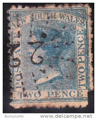 Australia New South Wales 1860-63 Queen Victoria Used - Usati