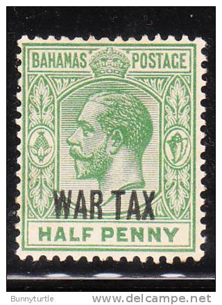 Bahamas 1918 KG Overprinted 1/2p MLH - 1859-1963 Crown Colony