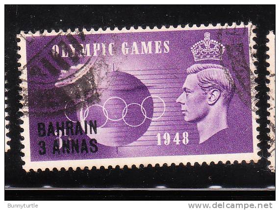 Bahrain 1948 Olympic Issue 3a Used - Bahrain (...-1965)