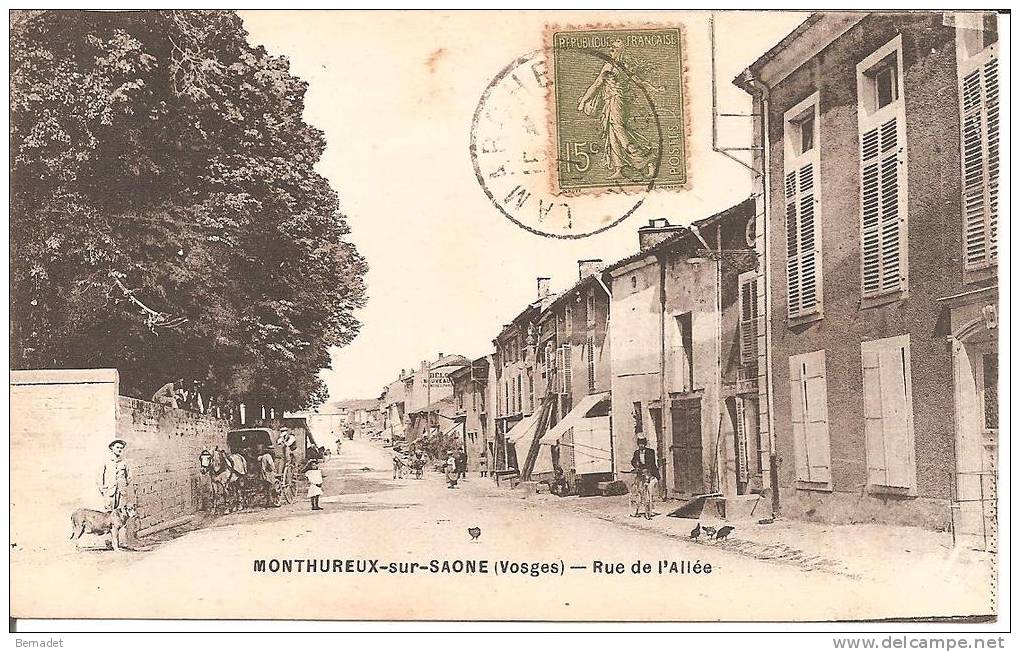 MONTHUREUX SUR SAONE .. RUE DE L'ALLEE - Monthureux Sur Saone