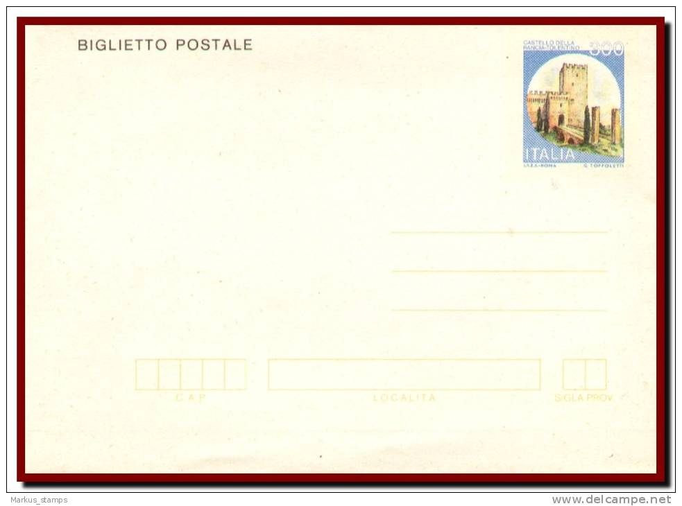 1977-1985 Italy, Lot of 11 different stationery letter cards, biglietto postale, mint