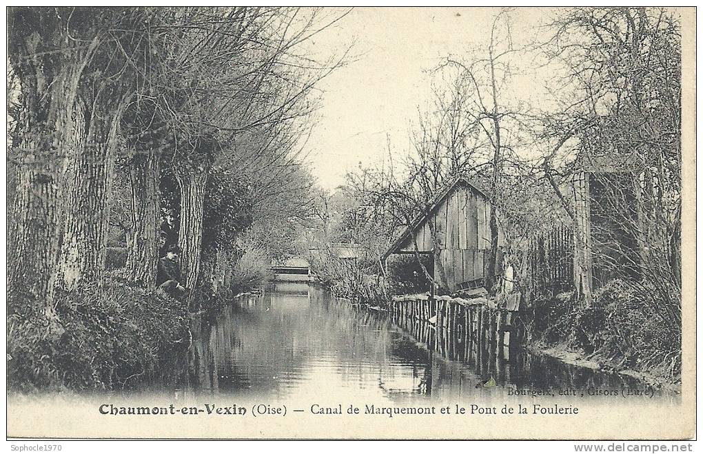 PICARDIE - 60 - OISE - CHAUMONT EN VEXIN - 3000 Habitants - Canal De Marquemont Et Pont De La Foulerie - Chaumont En Vexin