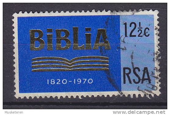 South Africa 1970 Mi. 389      12½ C Bibelgesellschaft - Oblitérés