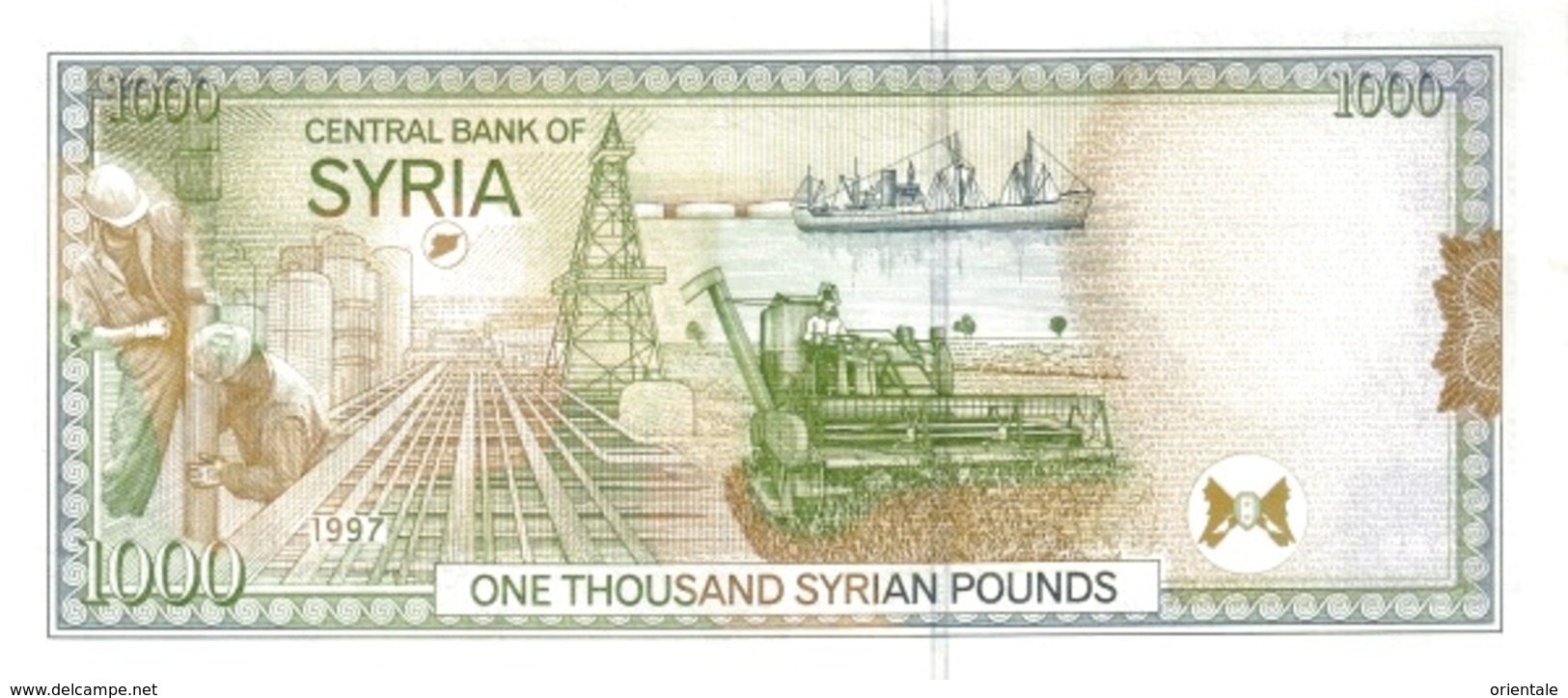 SY P. 111c 1000 P 1997 UNC - Syrie